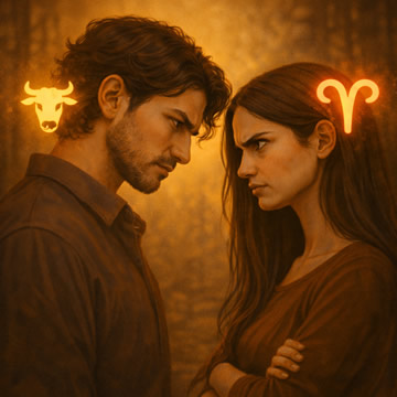 hombre Aries y mujer Tauro