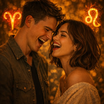 compatibilidad entre Aries y Leo en el amor