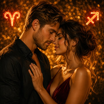 Aries y Sagitario en el Amor