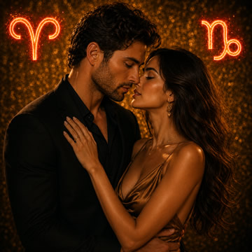 Aries y Capricornio en el Amor